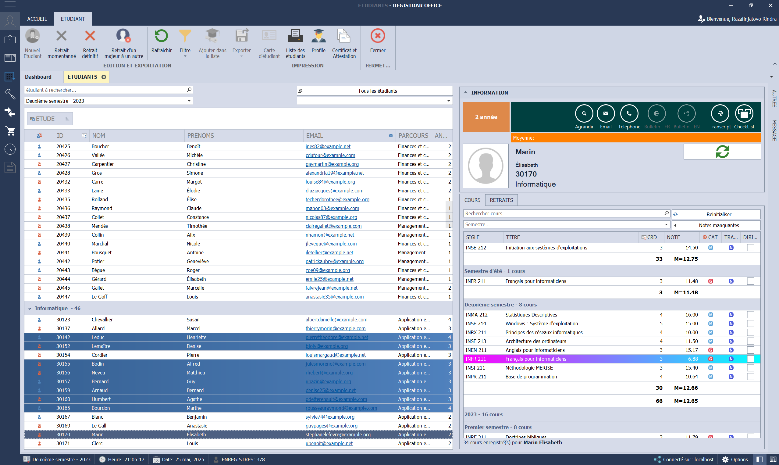 registraroffice Work Education Management